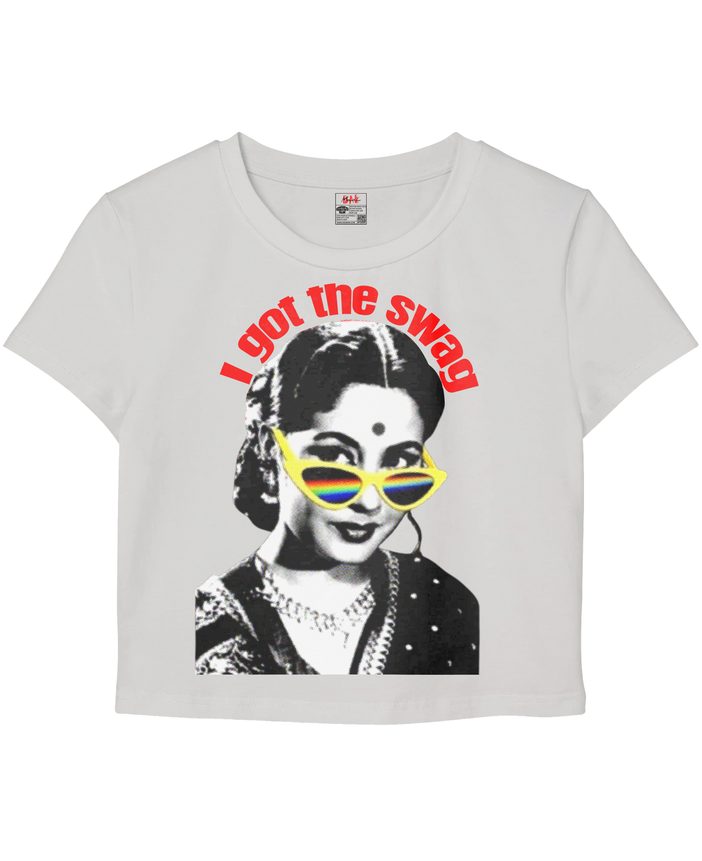 I Got The Swag White Baby Tee