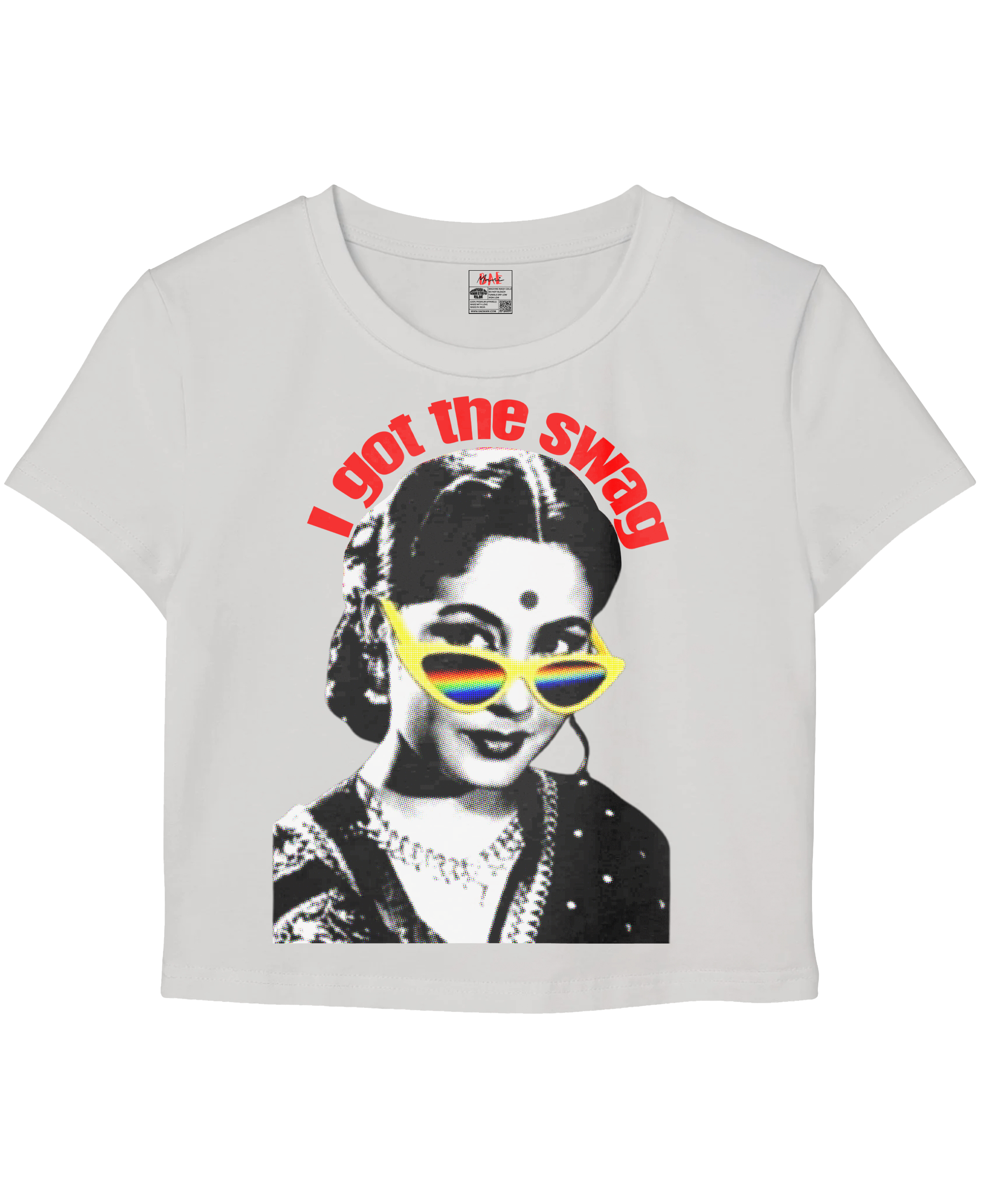 I Got The Swag White Baby Tee