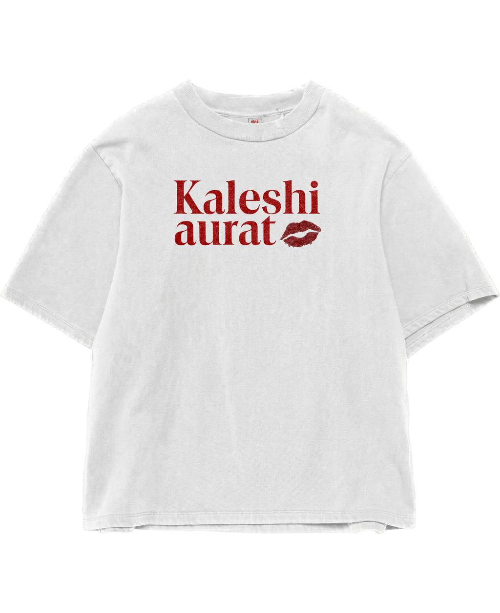 Kaleshi Aurat White Oversize Tee