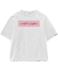 Certified Yapper White Oversize Tee