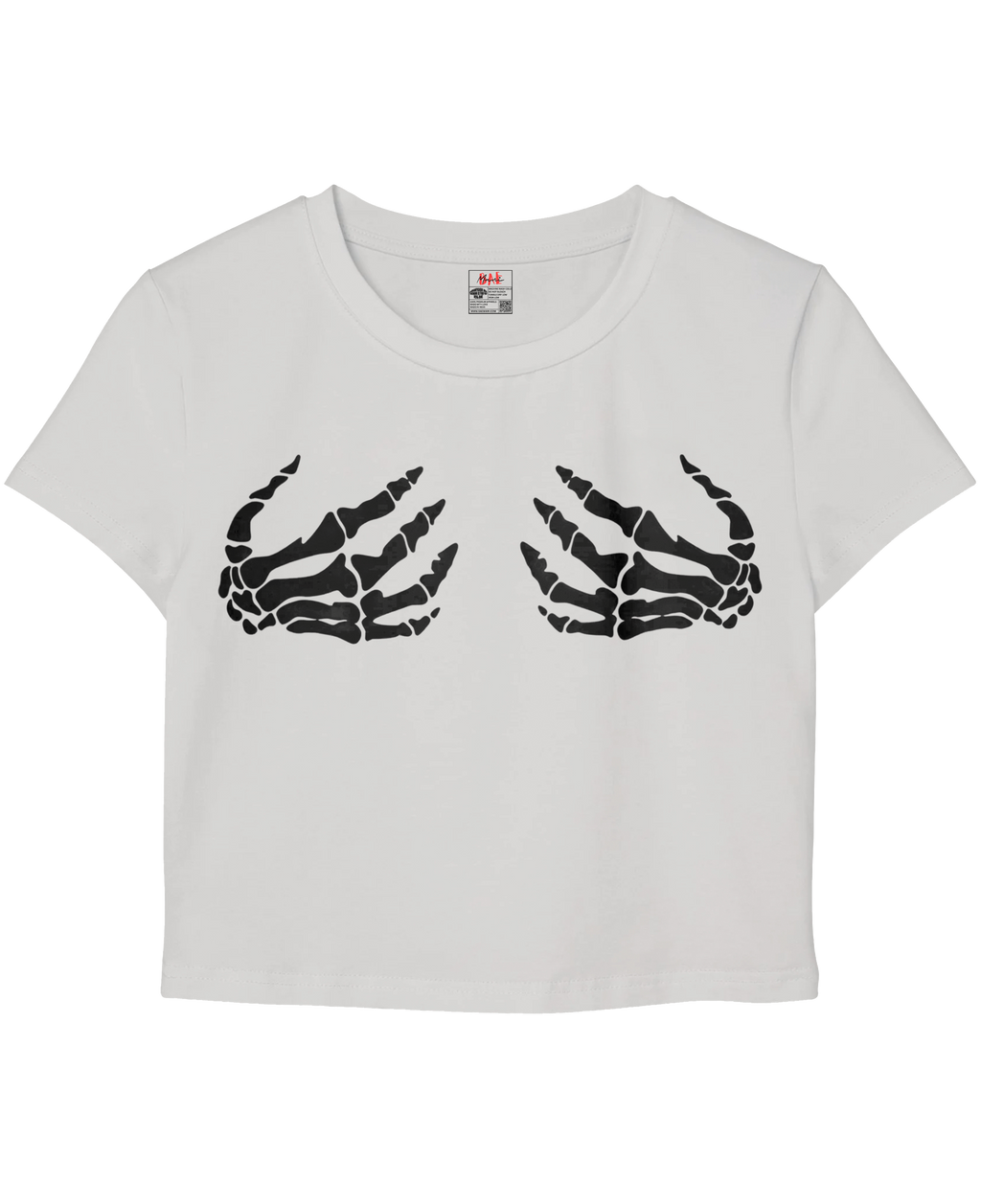 Handle With Care White Baby Tee