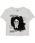 The Future Has Me White Baby Tee