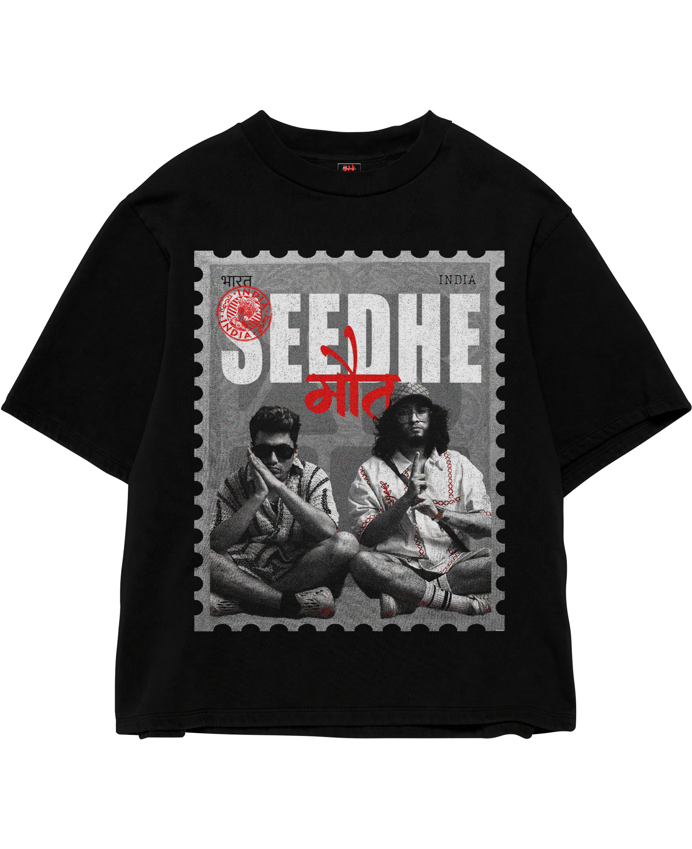 Seedhe Maut Black Oversize Tee