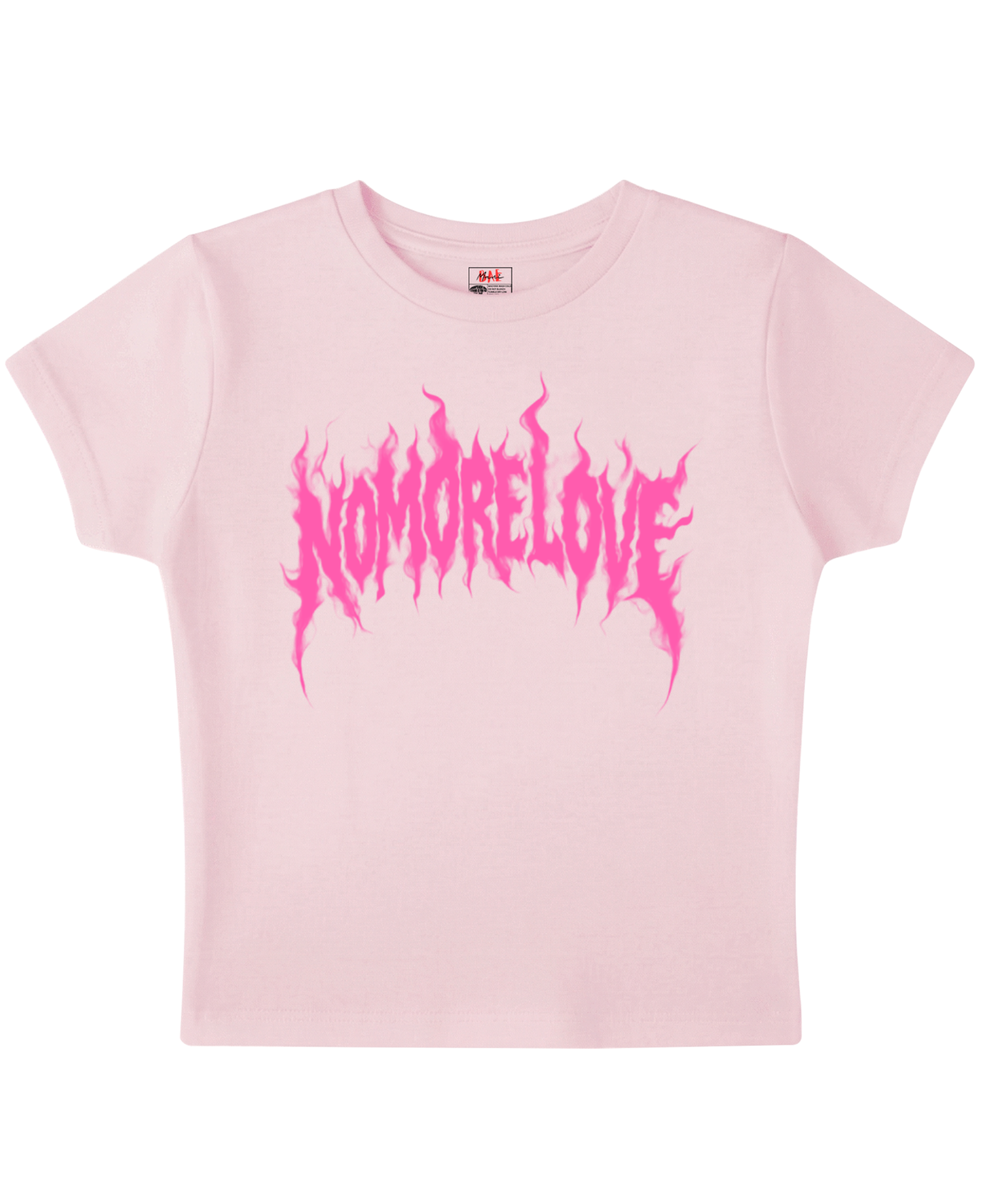 No More Love Pink Baby Tee