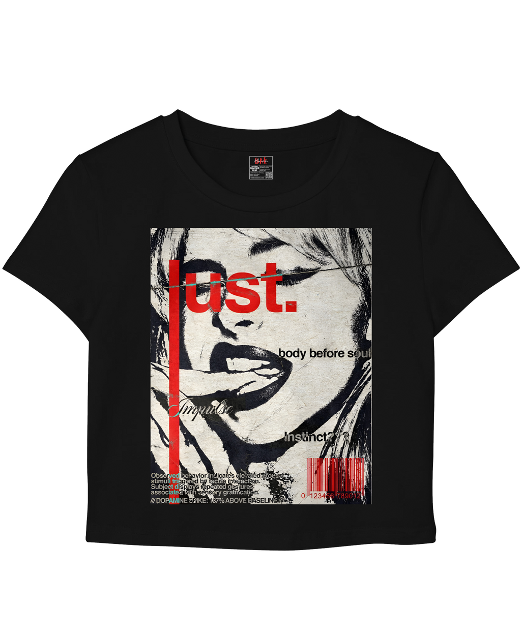 Body Before Soul Black Baby Tee