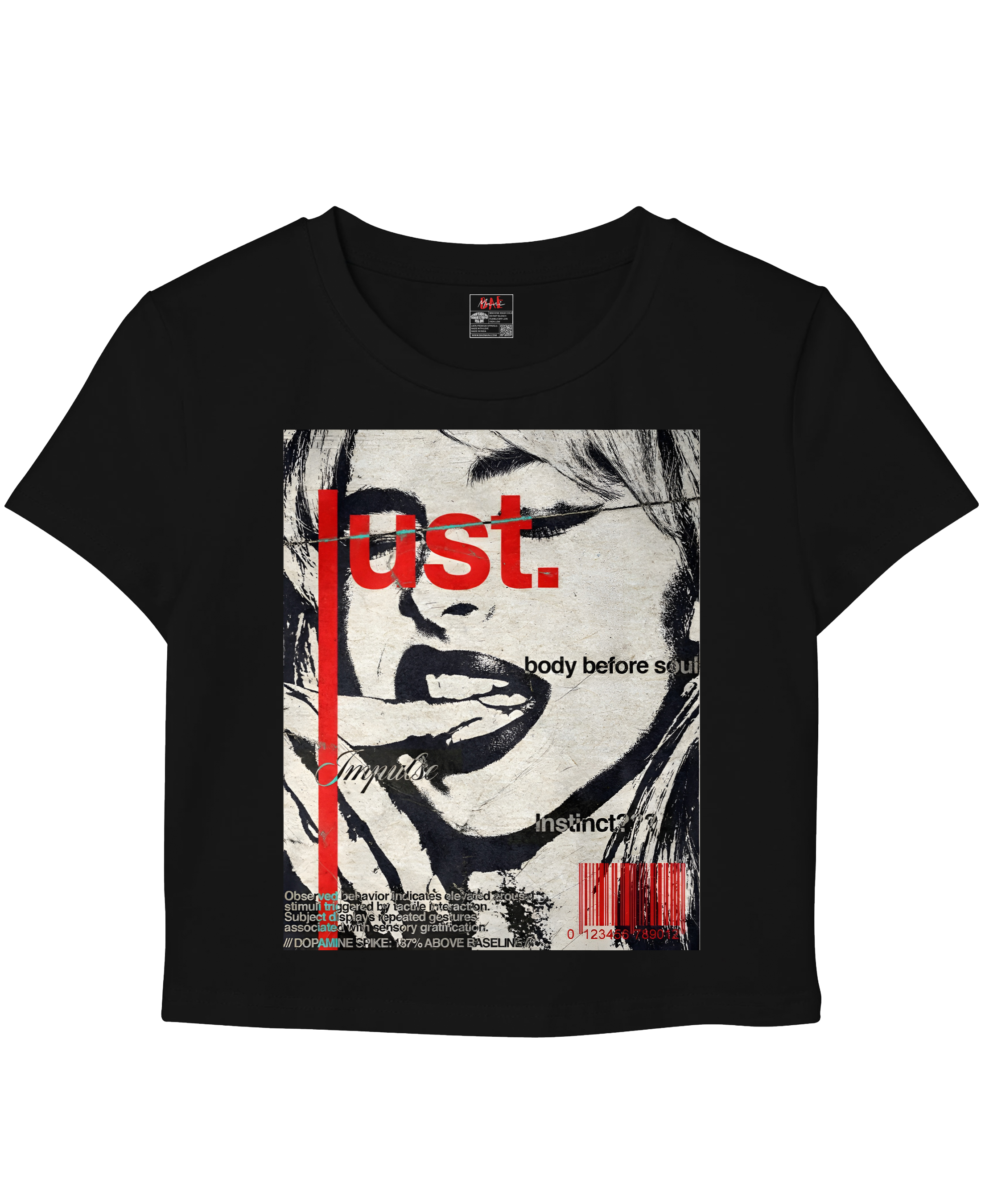 Body Before Soul Black Baby Tee
