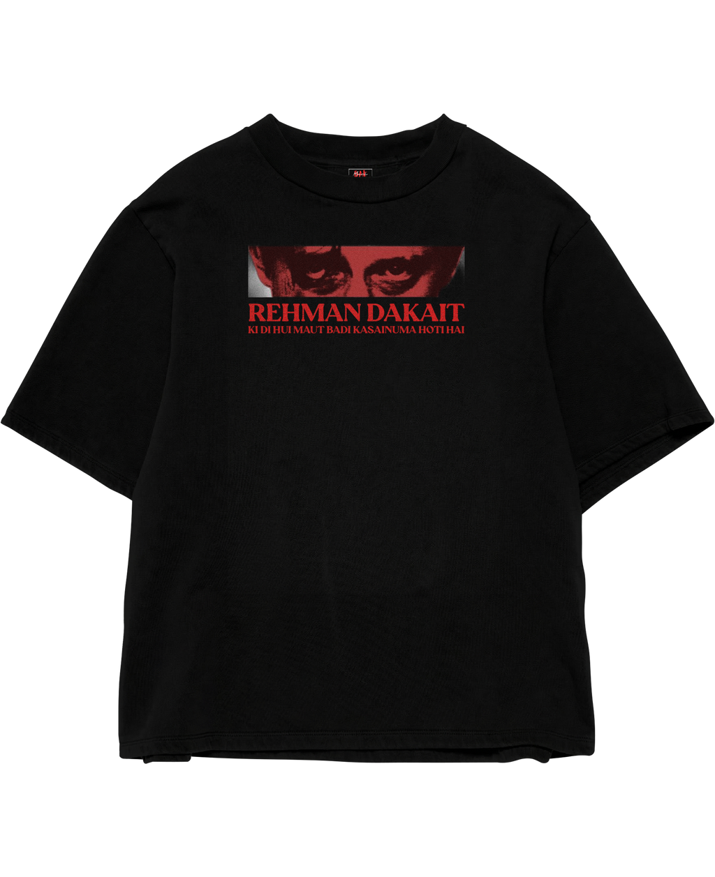 Rehman Dakait Black Oversize Tee
