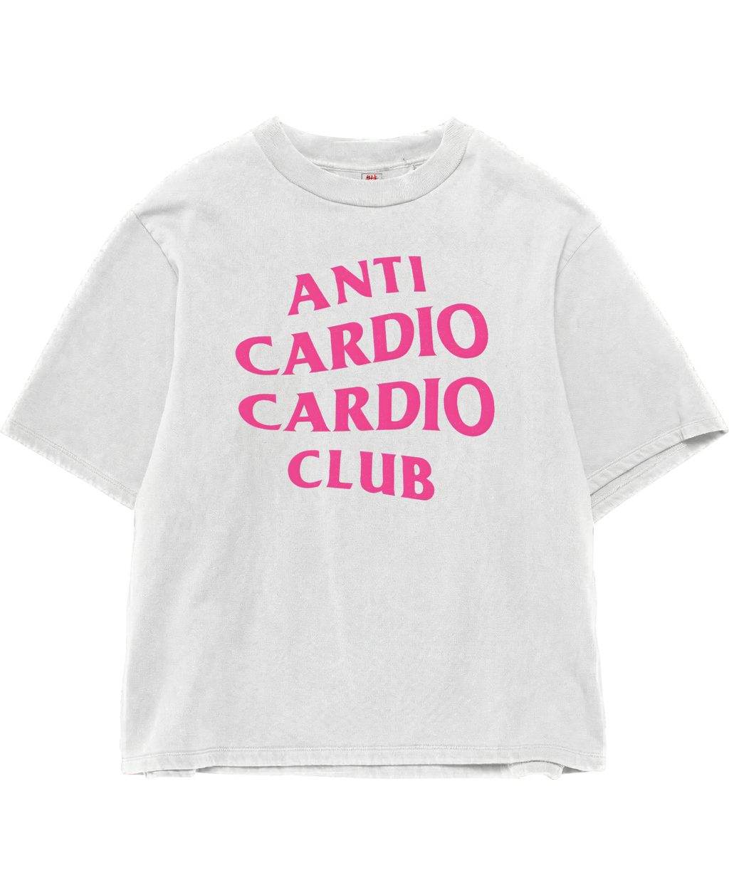 Anti Cardio Club White Oversize Tee