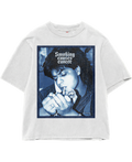 SRK - Smoking Causes Cancer White Oversize Tee