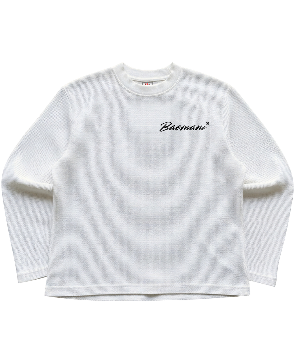 Instinct White Waffle Knit
