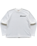 Instinct White Waffle Knit