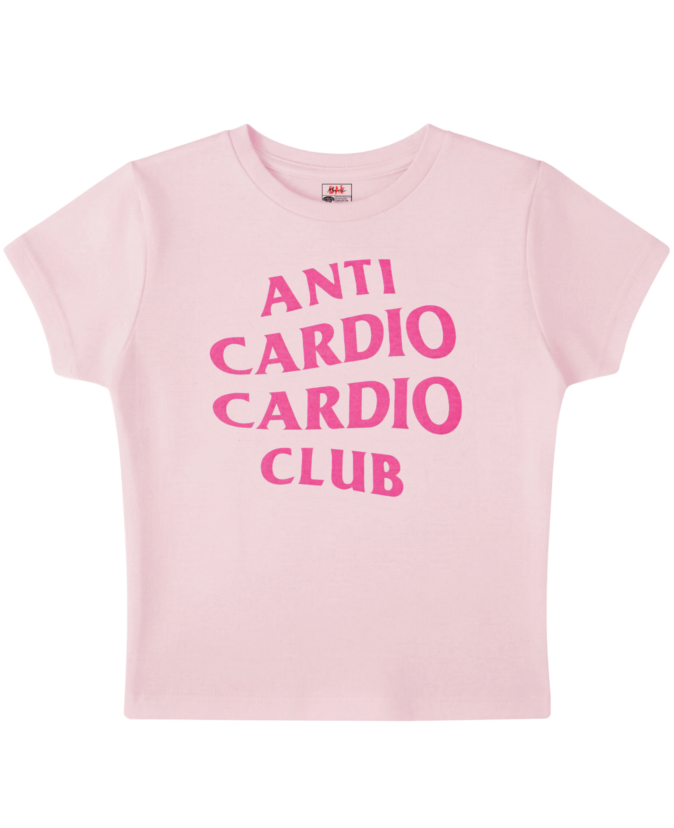 Anti Cardio Club Pink Baby Tee