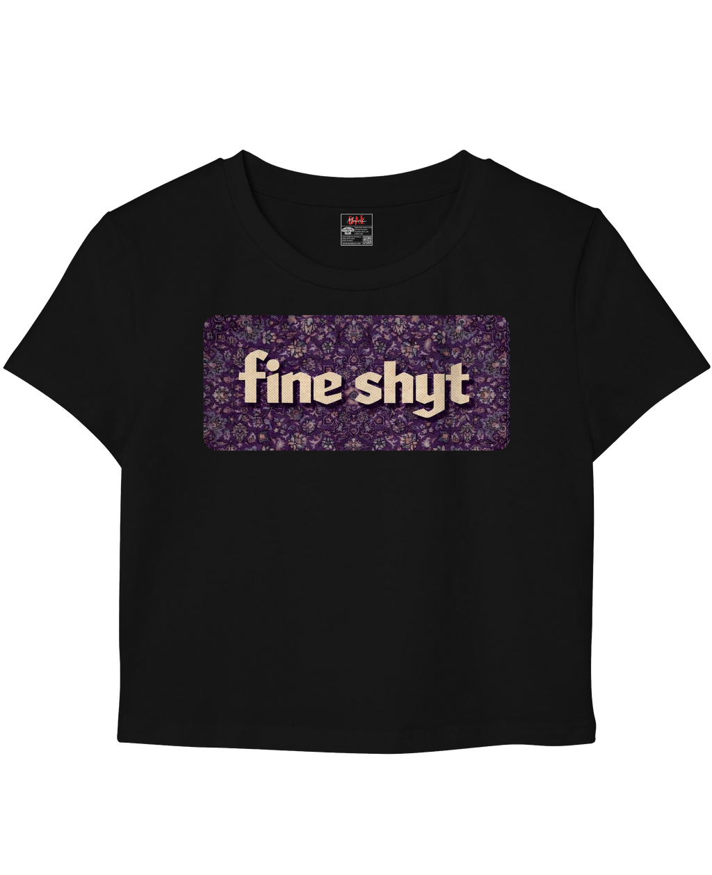 Fine Shyt Black baby Tee