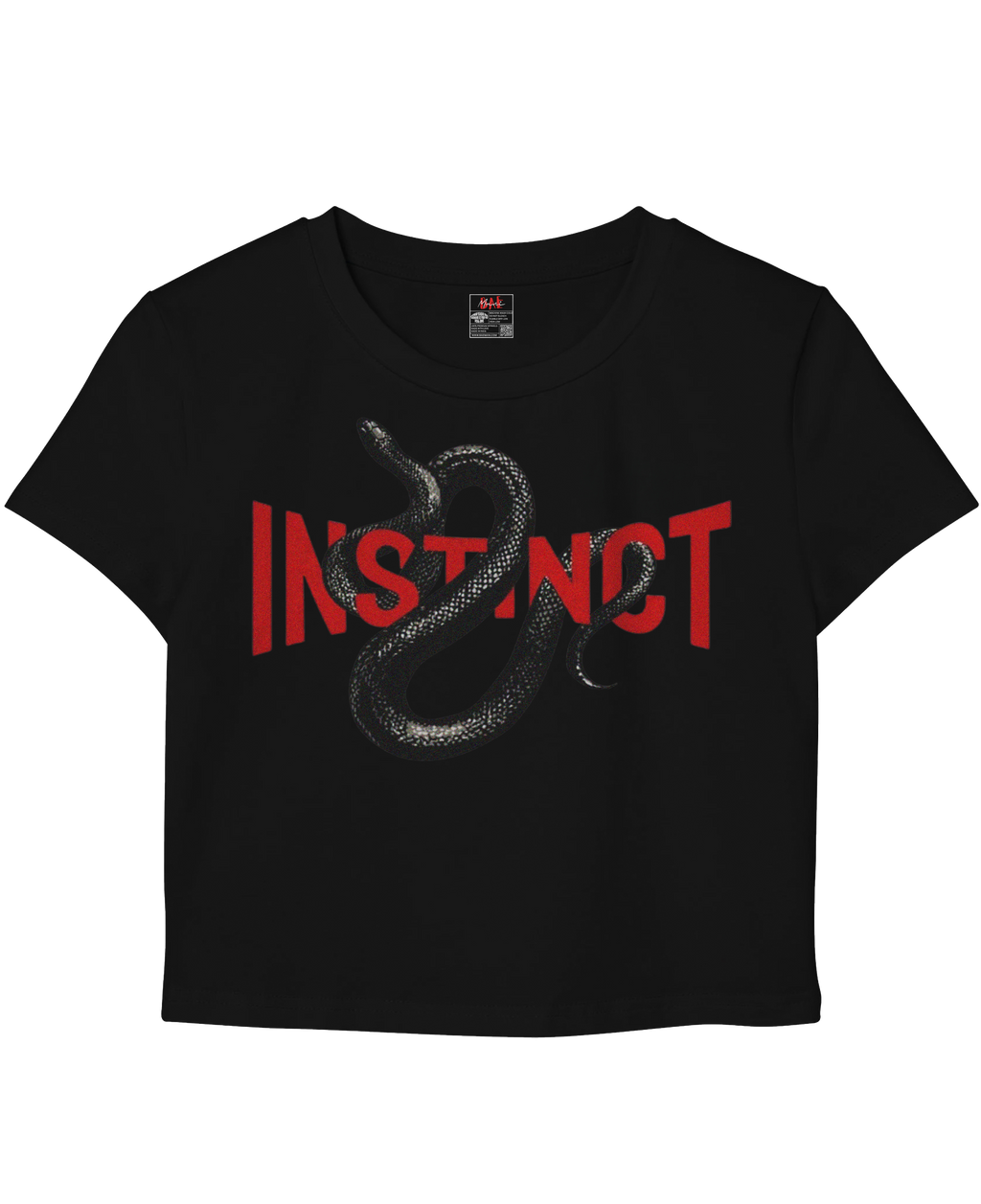 Instinct Black Baby Tee