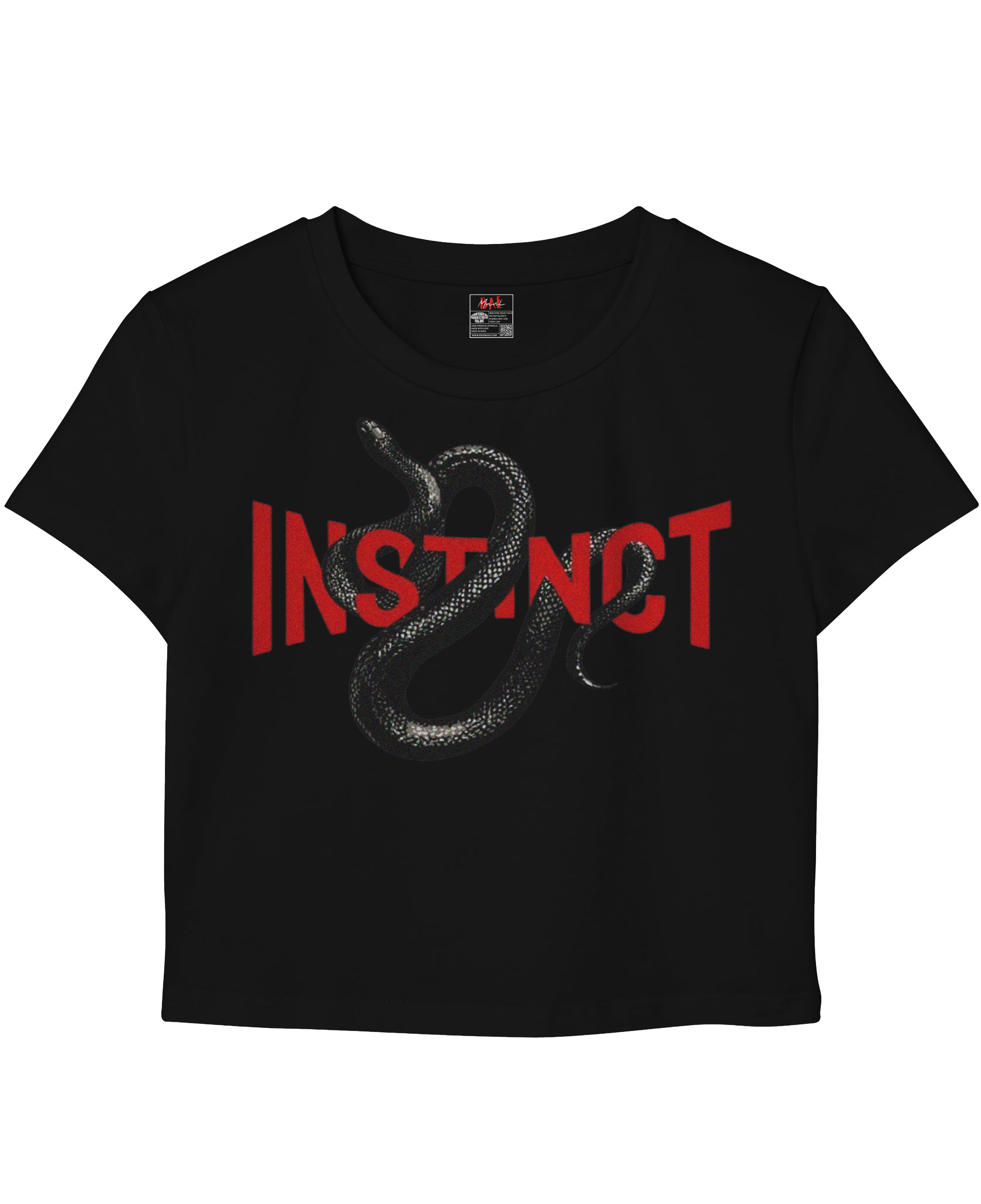 Instinct Black Baby Tee