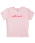 Certified Yapper Pink Baby Tee