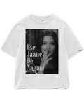 Use Jaane De Nagma White Oversize Tee