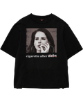 Cigarette After Black Oversize Tee