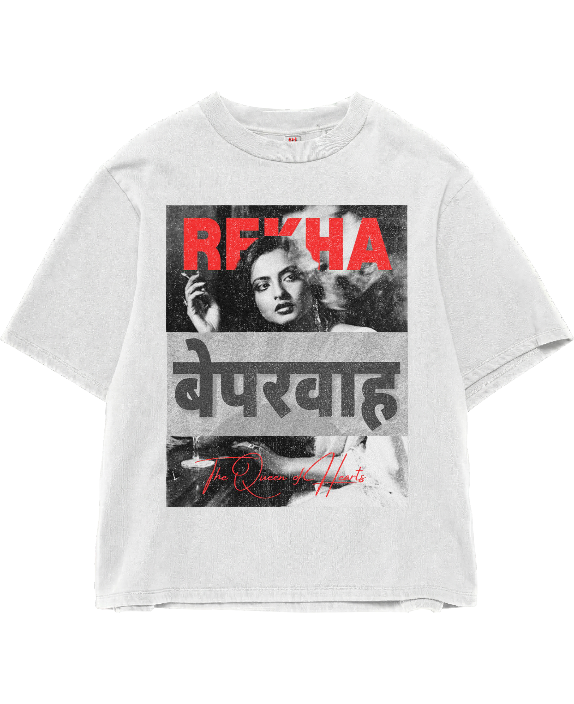 Rekha Beparwah White Oversize Tee