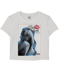 Don't Smile Sabrina White Baby Tee