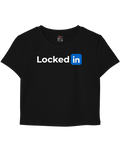Locked In Black Baby Tee