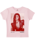 Kylie in Scarlet Pink Baby Tee