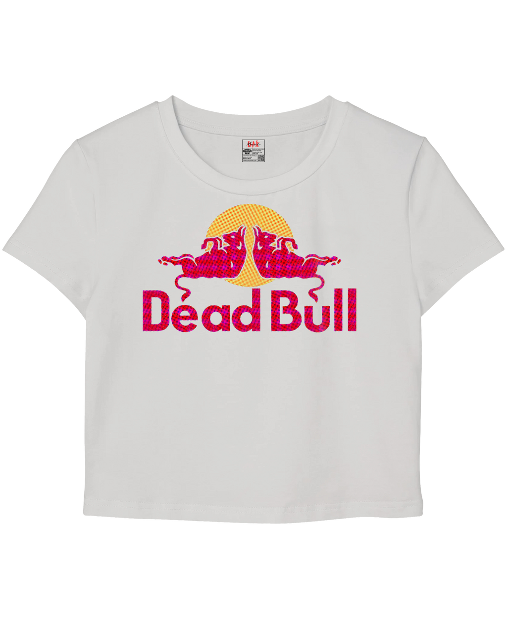 Dead Bull White Baby Tee