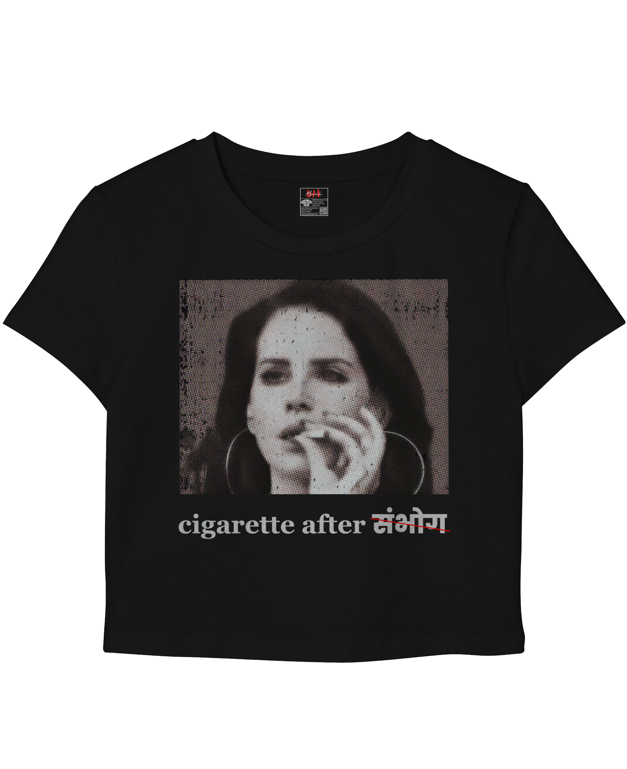 Cigarette After Black Baby Tee