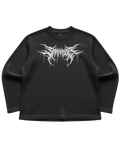 Venom Script Black Waffle Knit