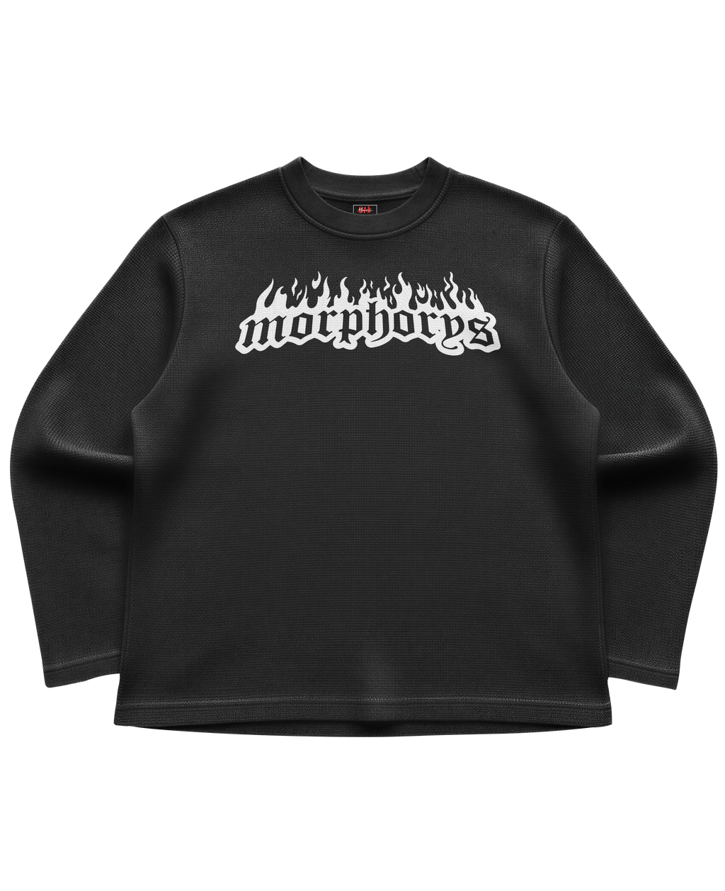 Morphors Flame Black Waffle Knit