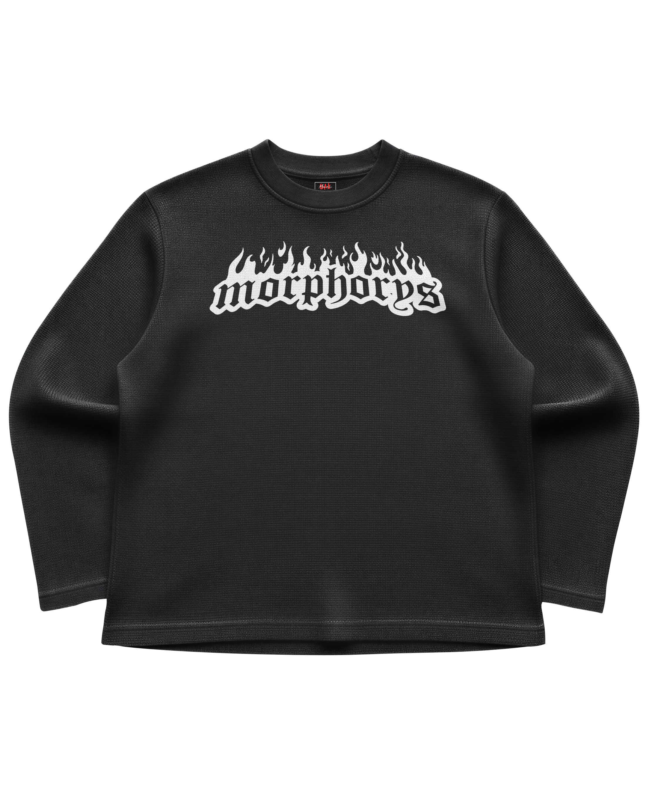 Morphors Flame Black Waffle Knit