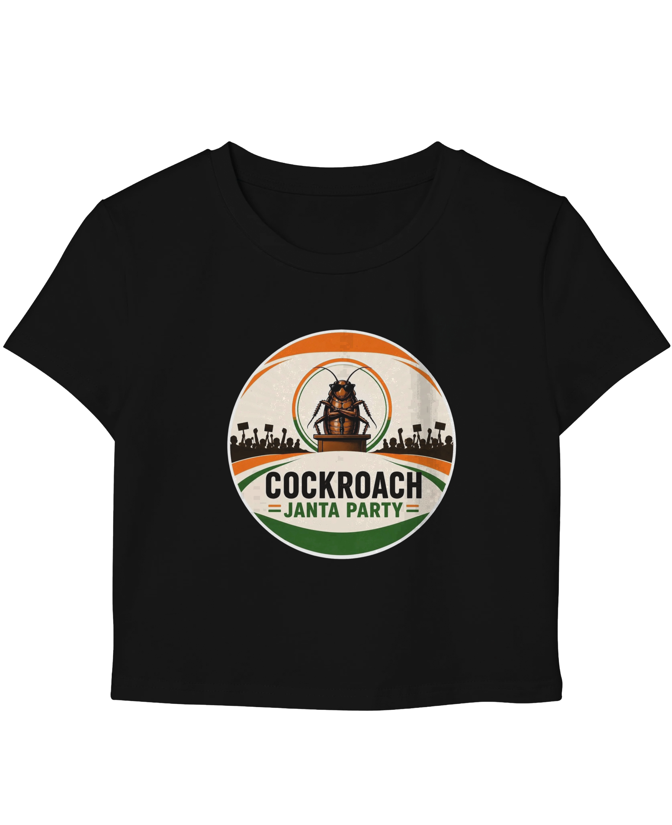 Cockroach Janta Party Black Baby Tee